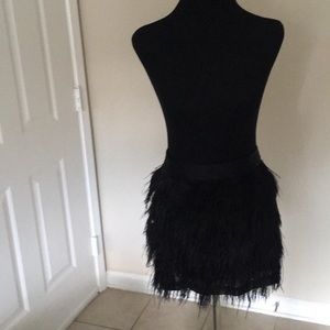 Express Feathered Skirt